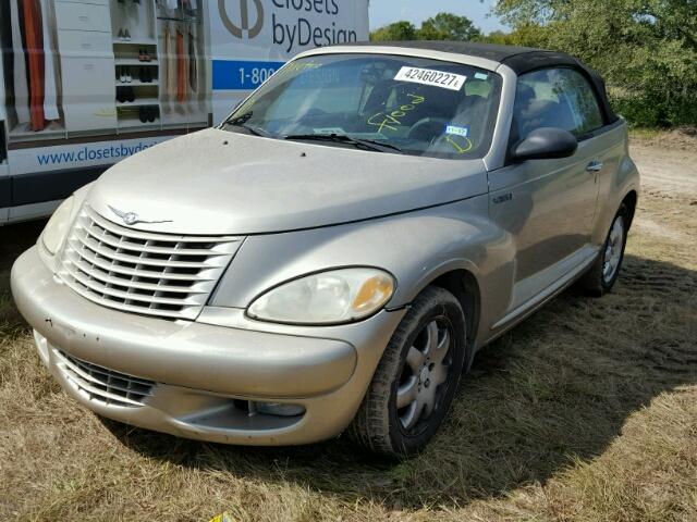 3C3EY55E75T627650 - 2005 CHRYSLER PT CRUISER TAN photo 2