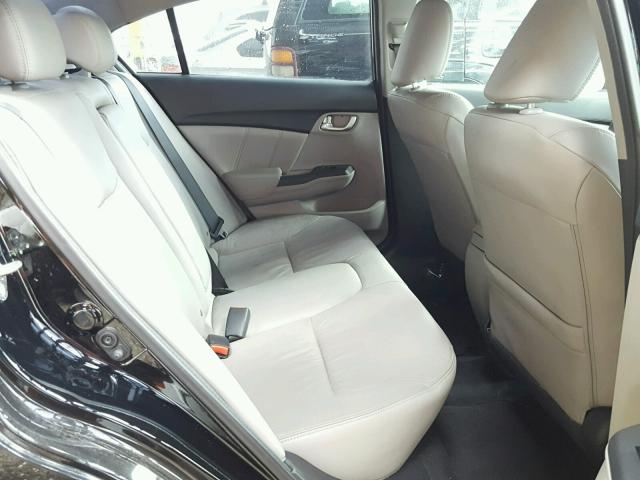 19XFB2F97EE047210 - 2014 HONDA CIVIC EXL BLACK photo 6