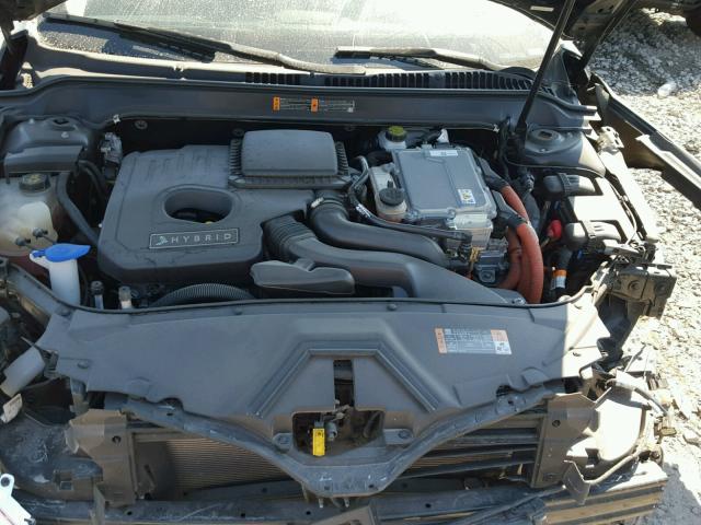 3LN6L2LU3FR602472 - 2015 LINCOLN MKZ HYBRID BLACK photo 7