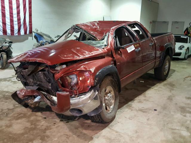 3D7KR28A48G136670 - 2008 DODGE RAM 2500 S MAROON photo 2