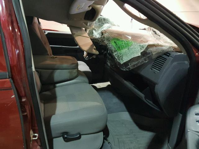 3D7KR28A48G136670 - 2008 DODGE RAM 2500 S MAROON photo 5