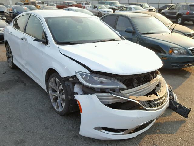 1C3CCCCG1FN515247 - 2015 CHRYSLER 200 C WHITE photo 1