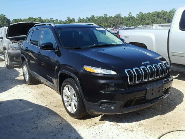 1C4PJLAB0FW669498 - 2015 JEEP CHEROKEE S GRAY photo 1