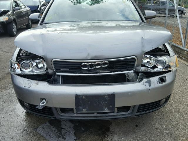 WAUVC68E14A089512 - 2004 AUDI A4 1.8T AV GRAY photo 9