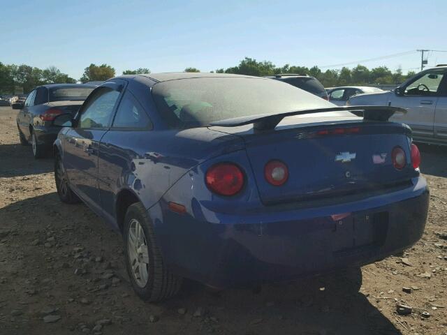 1G1AL15F077385469 - 2007 CHEVROLET COBALT LT BLUE photo 3