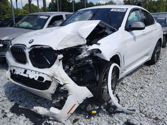 5UXUJ5C52KLA93397 - 2019 BMW X4 M40I WHITE photo 2