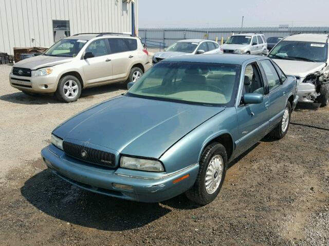 2G4WB52KXT1492170 - 1996 BUICK REGAL CUST GREEN photo 2