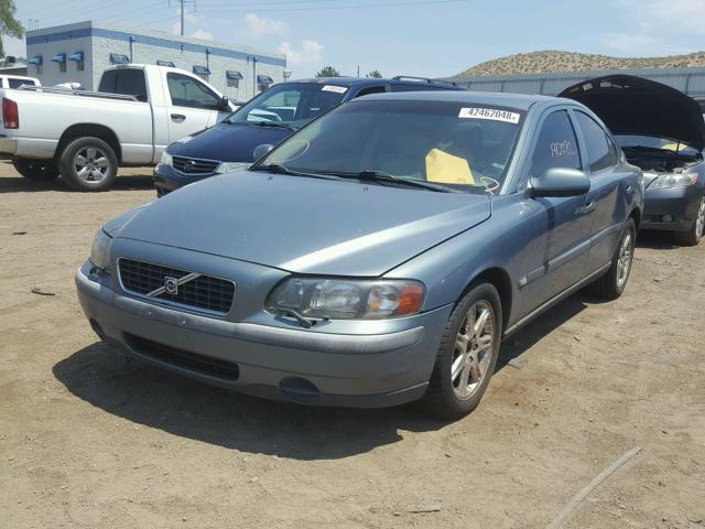 YV1RS58D122105301 - 2002 VOLVO S60 2.4T BLUE photo 2