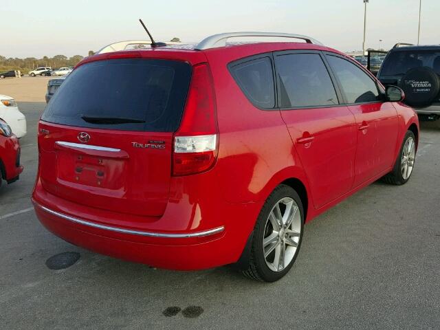 KMHDC8AE4CU127487 - 2012 HYUNDAI ELANTRA TO RED photo 4