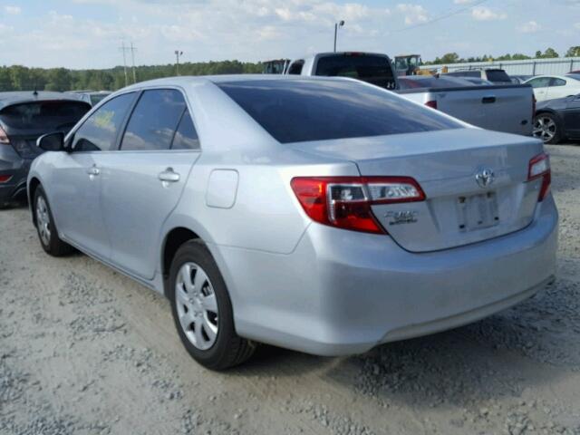 4T1BF1FK6DU289627 - 2013 TOYOTA CAMRY L SILVER photo 3