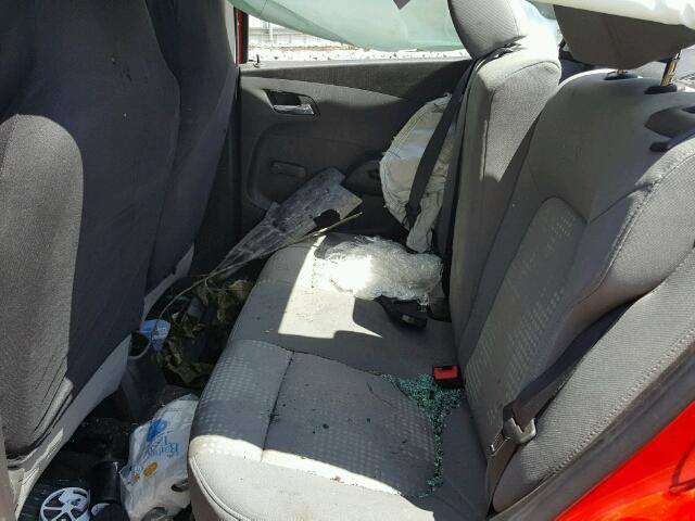 1G1JA5SH5E4166833 - 2014 CHEVROLET SONIC LS 红色 照片 6