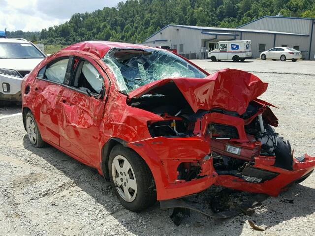 1G1JA5SH5E4166833 - 2014 CHEVROLET SONIC LS 红色 照片 9