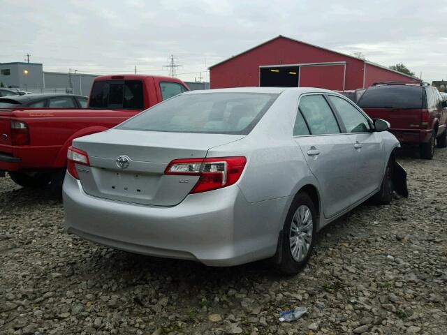 4T1BF1FK5EU425716 - 2014 TOYOTA CAMRY L SILVER photo 4