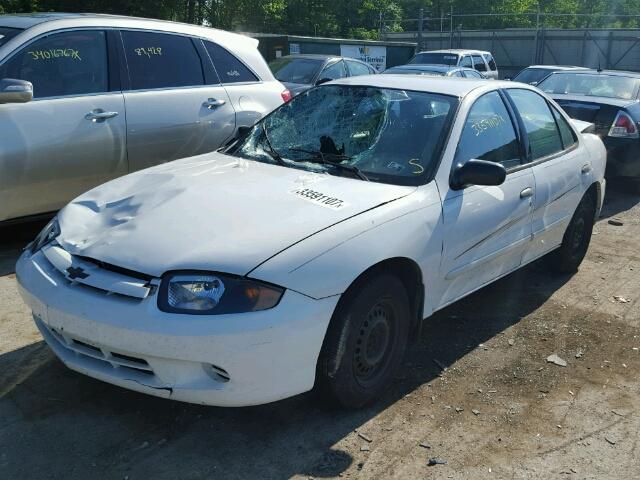 1G1JC52F747122676 - 2004 CHEVROLET CAVALIER WHITE photo 2