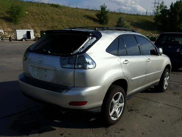 JTJHW31U862001962 - 2006 LEXUS RX 400 SILVER photo 4