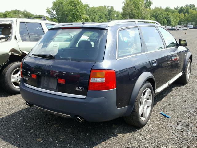 WA1YD64B63N102197 - 2003 AUDI ALLROAD BLUE photo 4