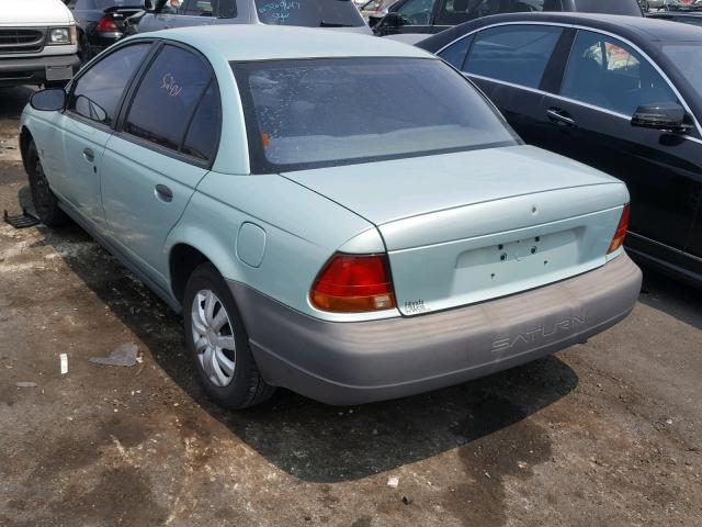 1G8ZH5280VZ179430 - 1997 SATURN SL1 TURQUOISE photo 3