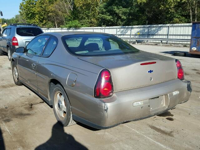 2G1WW12E439110172 - 2003 CHEVROLET MONTE CARL 米色 照片 3