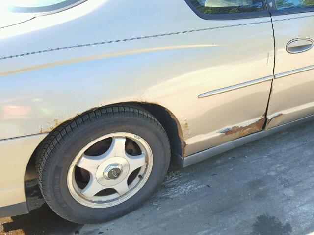 2G1WW12E439110172 - 2003 CHEVROLET MONTE CARL 米色 照片 9