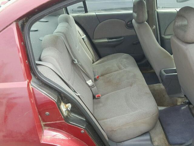 1G8AF52FX4Z108462 - 2004 SATURN ION LEVEL 勃艮第红 照片 6