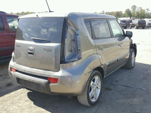 KNDJT2A20A7169936 - 2010 KIA SOUL + GRAY photo 4