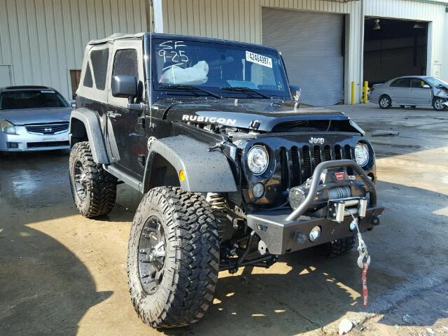 1C4BJWCGXHL508424 - 2017 JEEP WRANGLER R BLACK photo 1