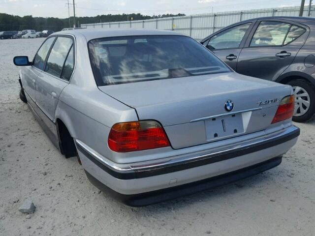 WBAGH8346YDP13040 - 2000 BMW 740 IL SILVER photo 3