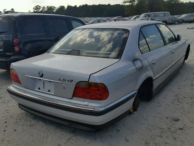 WBAGH8346YDP13040 - 2000 BMW 740 IL SILVER photo 4