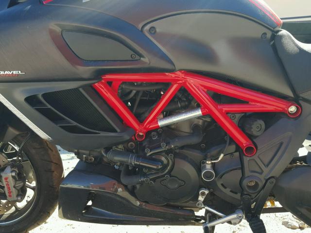 ZDM13BLW1CB007334 - 2012 DUCATI DIAVEL RED photo 7