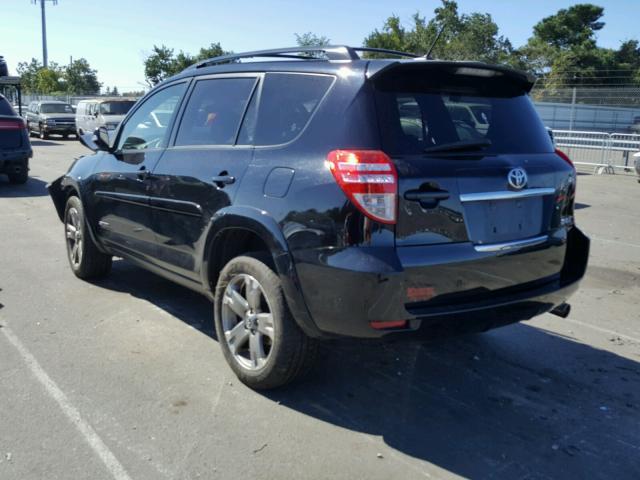 JTMRF4DV5B5043337 - 2011 TOYOTA RAV4 SPORT BLACK photo 3