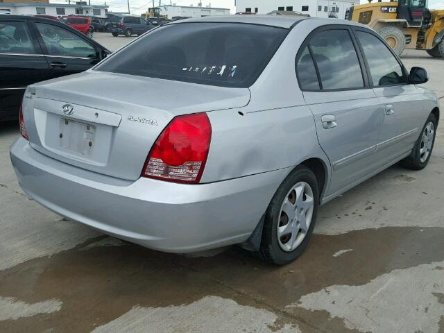 KMHDN46D66U308484 - 2006 HYUNDAI ELANTRA GL SILVER photo 4