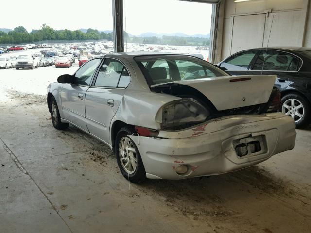 1G2NF52E44M538505 - 2004 PONTIAC GRAND AM SILVER photo 3