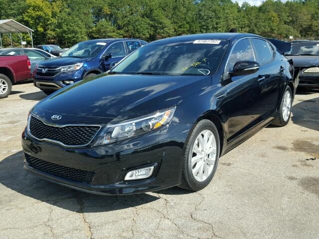 5XXGM4A70FG366215 - 2015 KIA OPTIMA BLACK photo 2