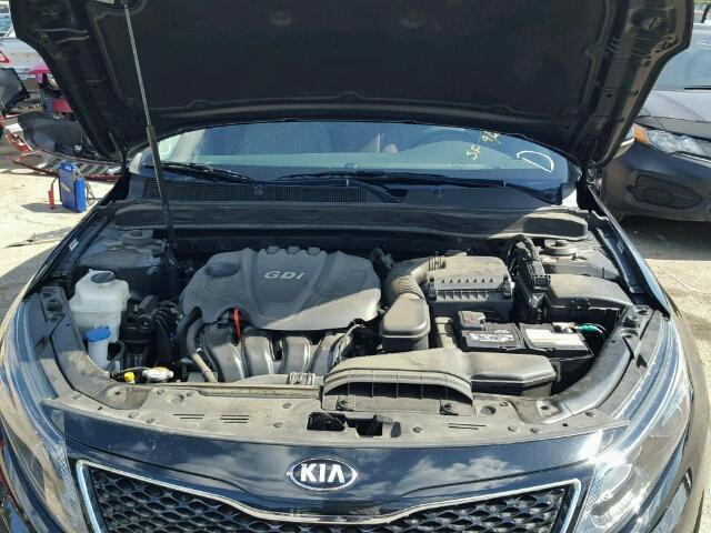 5XXGM4A70FG366215 - 2015 KIA OPTIMA BLACK photo 7