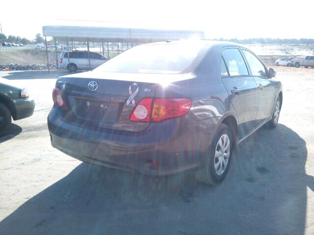 1NXBU4EE2AZ346551 - 2010 TOYOTA COROLLA BA GRAY photo 4