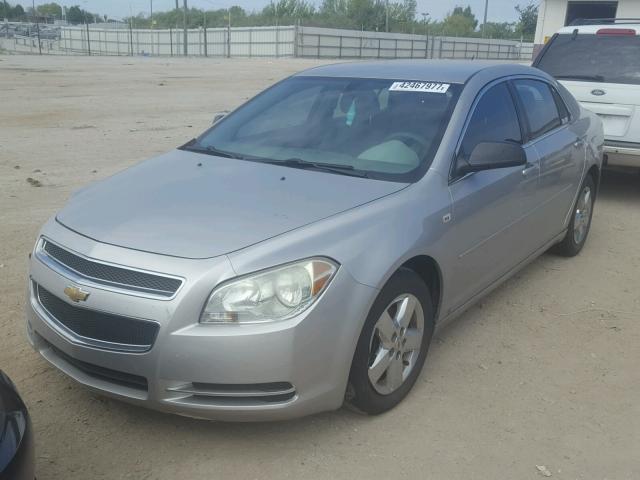 1G1ZG57B68F191660 - 2008 CHEVROLET MALIBU SILVER photo 2