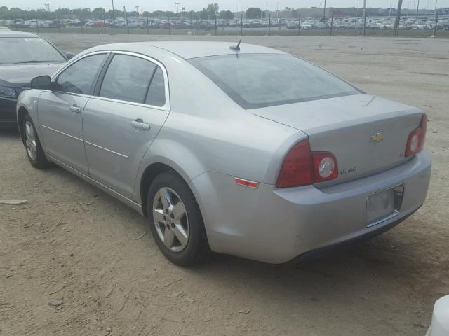 1G1ZG57B68F191660 - 2008 CHEVROLET MALIBU SILVER photo 3