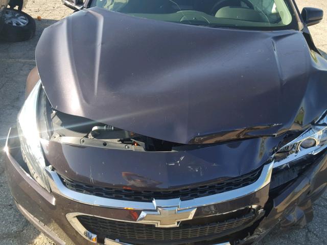 1G11C5SL2FF127475 - 2015 CHEVROLET MALIBU 1LT გრაფიტი ფოტო 7