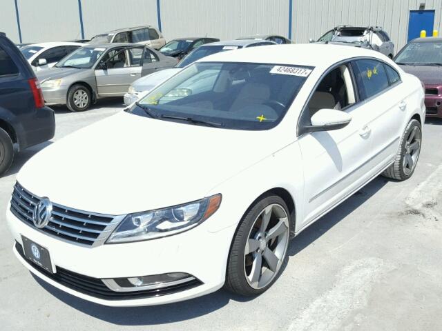 WVWBP7AN8DE520365 - 2013 VOLKSWAGEN CC SPORT WHITE photo 2