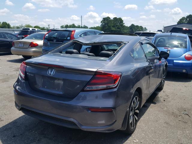 2HGFG3B00FH501321 - 2015 HONDA CIVIC EXL Boz foto 4