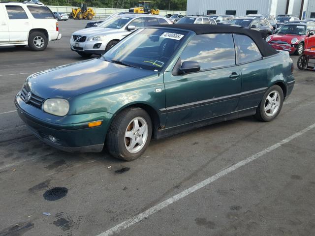 3VWDC21V52M805441 - 2002 VOLKSWAGEN CABRIO GLX 绿色 照片 2