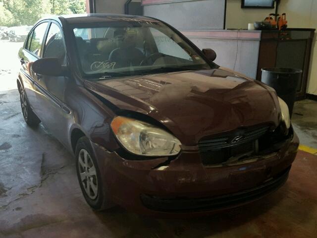 KMHCN46C79U368992 - 2009 HYUNDAI ACCENT GLS BURGUNDY photo 1