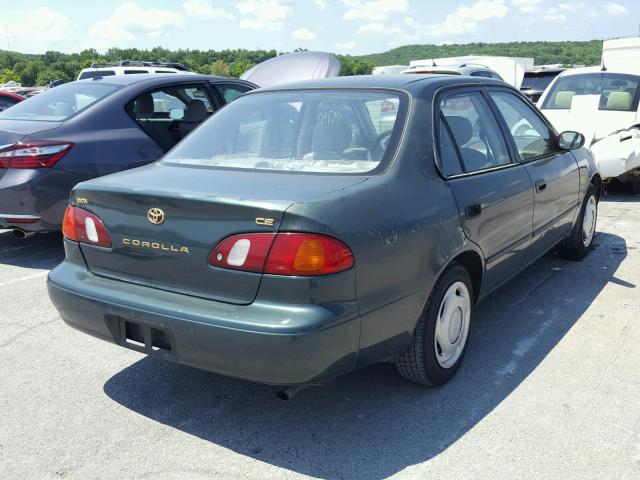 1NXBR12EXYZ347462 - 2000 TOYOTA COROLLA VE GREEN photo 4