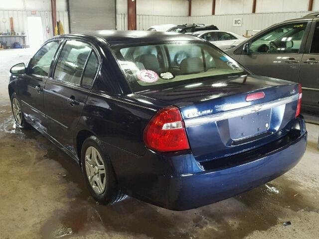 1G1ZS51FX6F244755 - 2006 CHEVROLET MALIBU LS BLUE photo 3