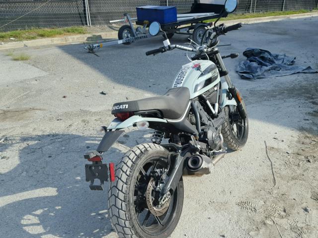 ML015AXG7GT001265 - 2016 DUCATI SCRAMBLER WHITE photo 4