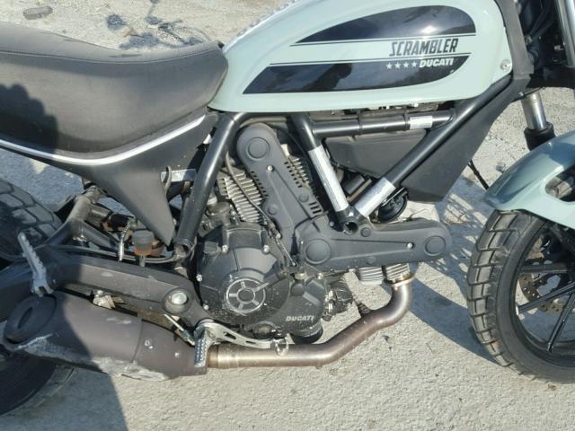 ML015AXG7GT001265 - 2016 DUCATI SCRAMBLER WHITE photo 7