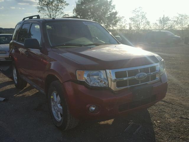 1FMCU93Z38KB42404 - 2008 FORD ESCAPE XLT RED photo 1