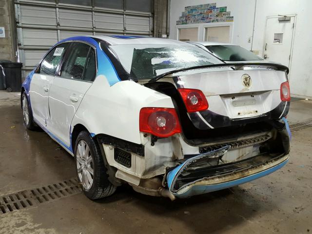 3VWRT71K26M033396 - 2006 VOLKSWAGEN JETTA WHITE photo 3