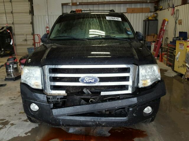 1FMJU1F52AEA43658 - 2010 FORD EXPEDITION BLACK photo 9