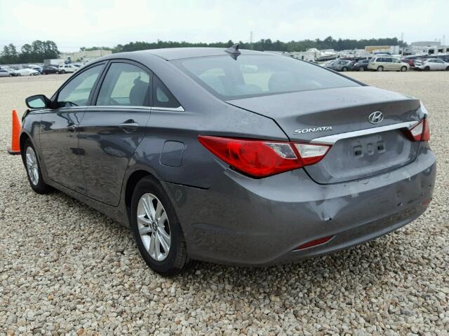 5NPEB4AC3DH753921 - 2013 HYUNDAI SONATA CHARCOAL photo 3